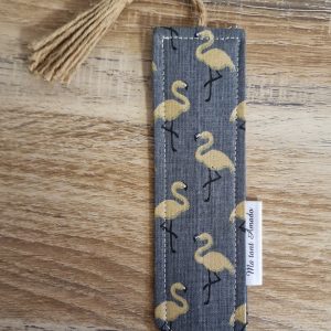 Marque-page « Flamant doré »et « gris »